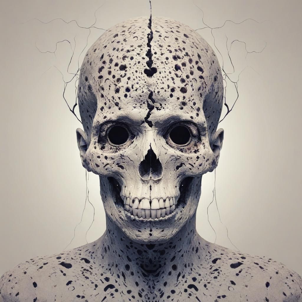 Abstract Psychosomatic AI Image