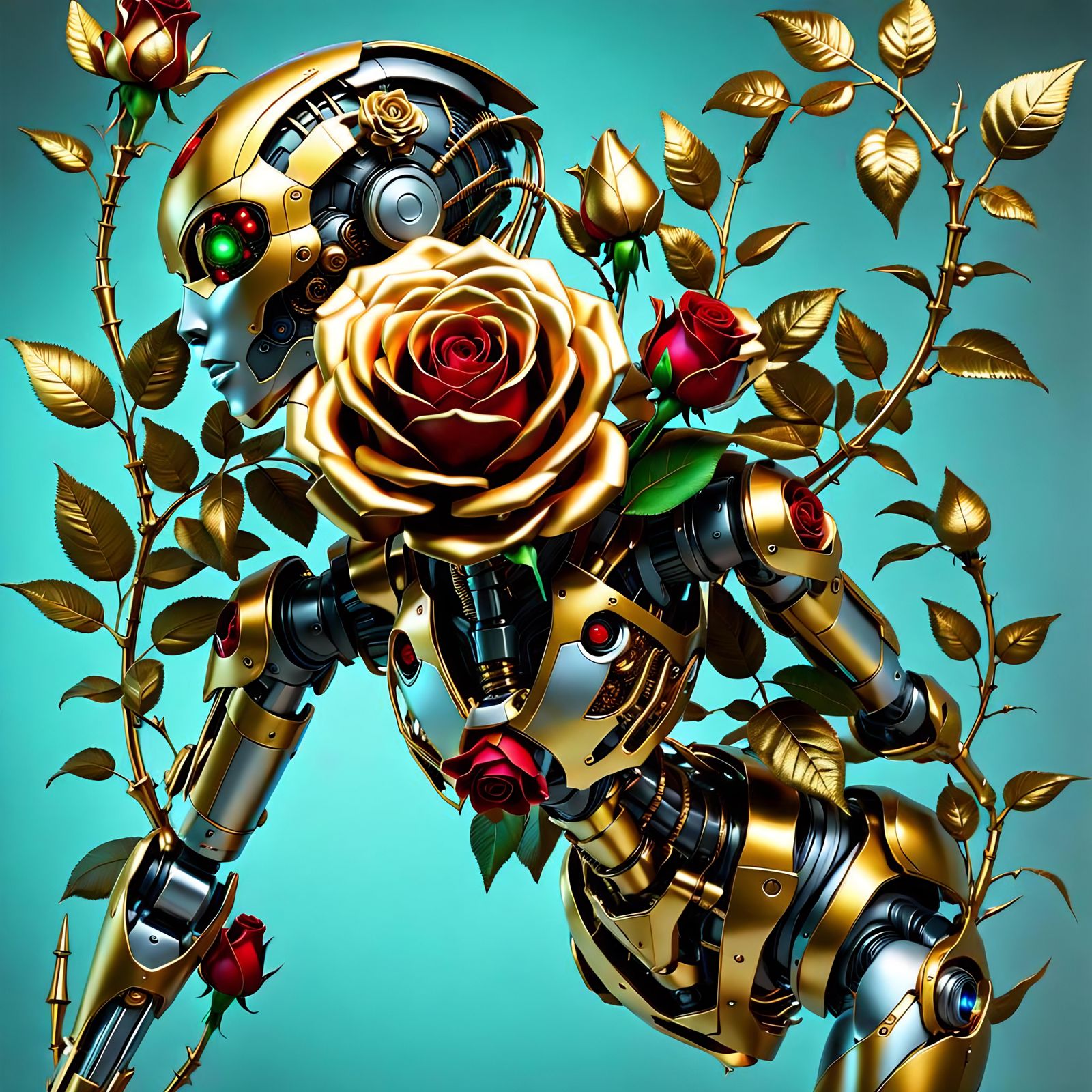 У_The cybernetic rose has blossomed 8