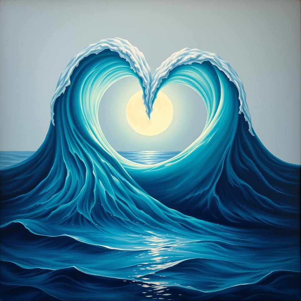 Ethereal Wave Forms a Heart-Shaped Celestial Oasis