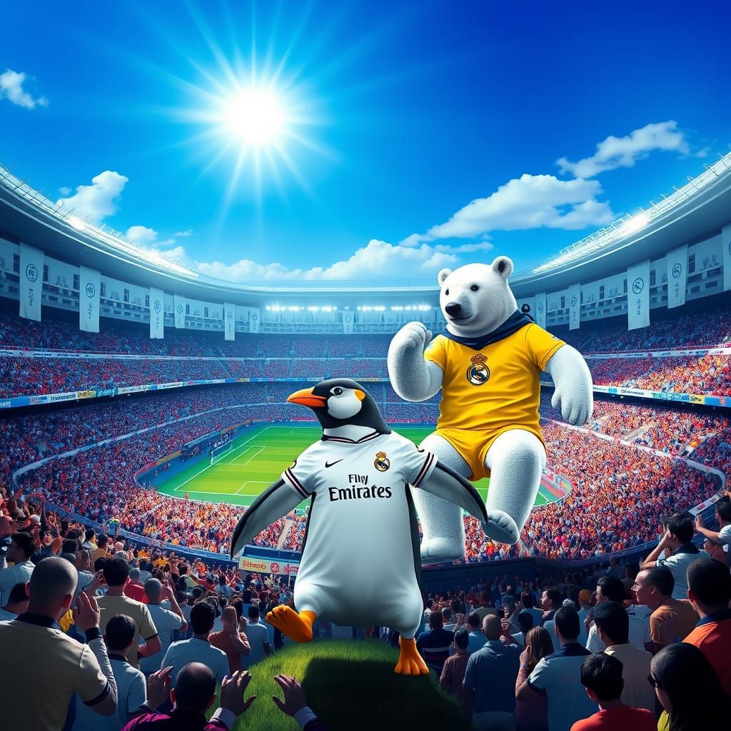 Santiago Bernabéu Stadium: Penguin's Penalty Kick