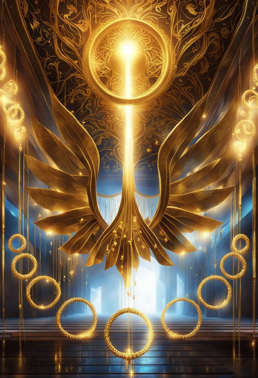 Sci-Fi Hallway with Silk Banner Concept Art