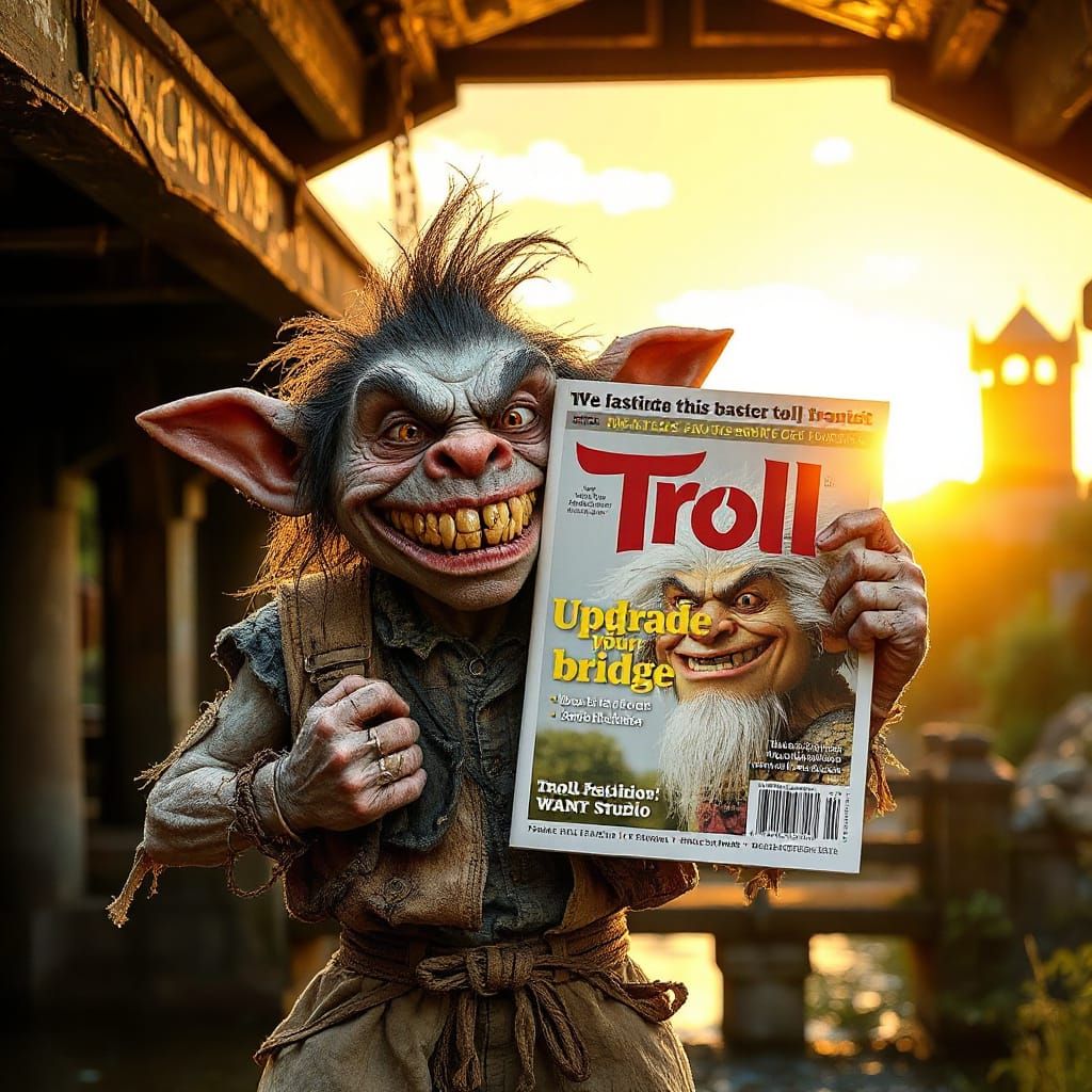 Troll magazine. For discerning trolls.