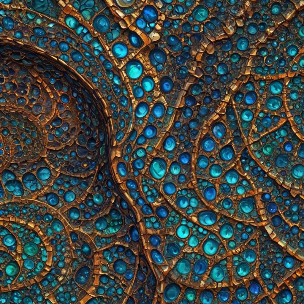 Surreal Snake Lair: Abstract Fractal Vector Art