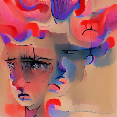 Abstract Anxiety: An AI Generated Interpretation