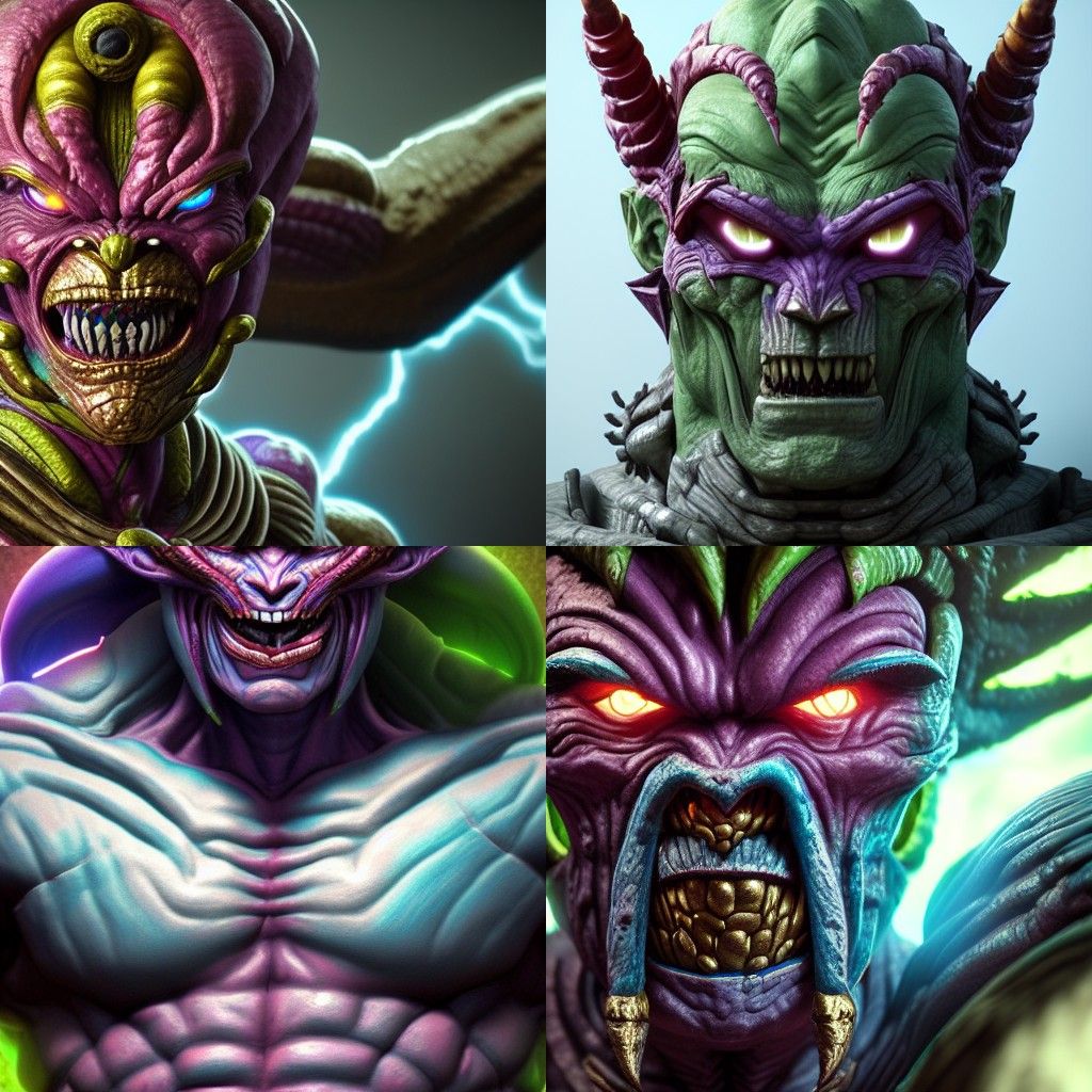 Hyperrealistic Cthulhu Character Portrait in 3D