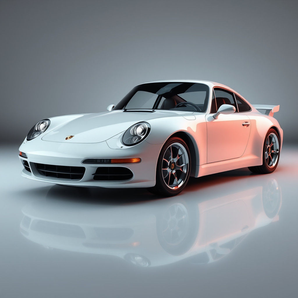 Majestic Porsche 911: Hyper-Realistic 3D Render