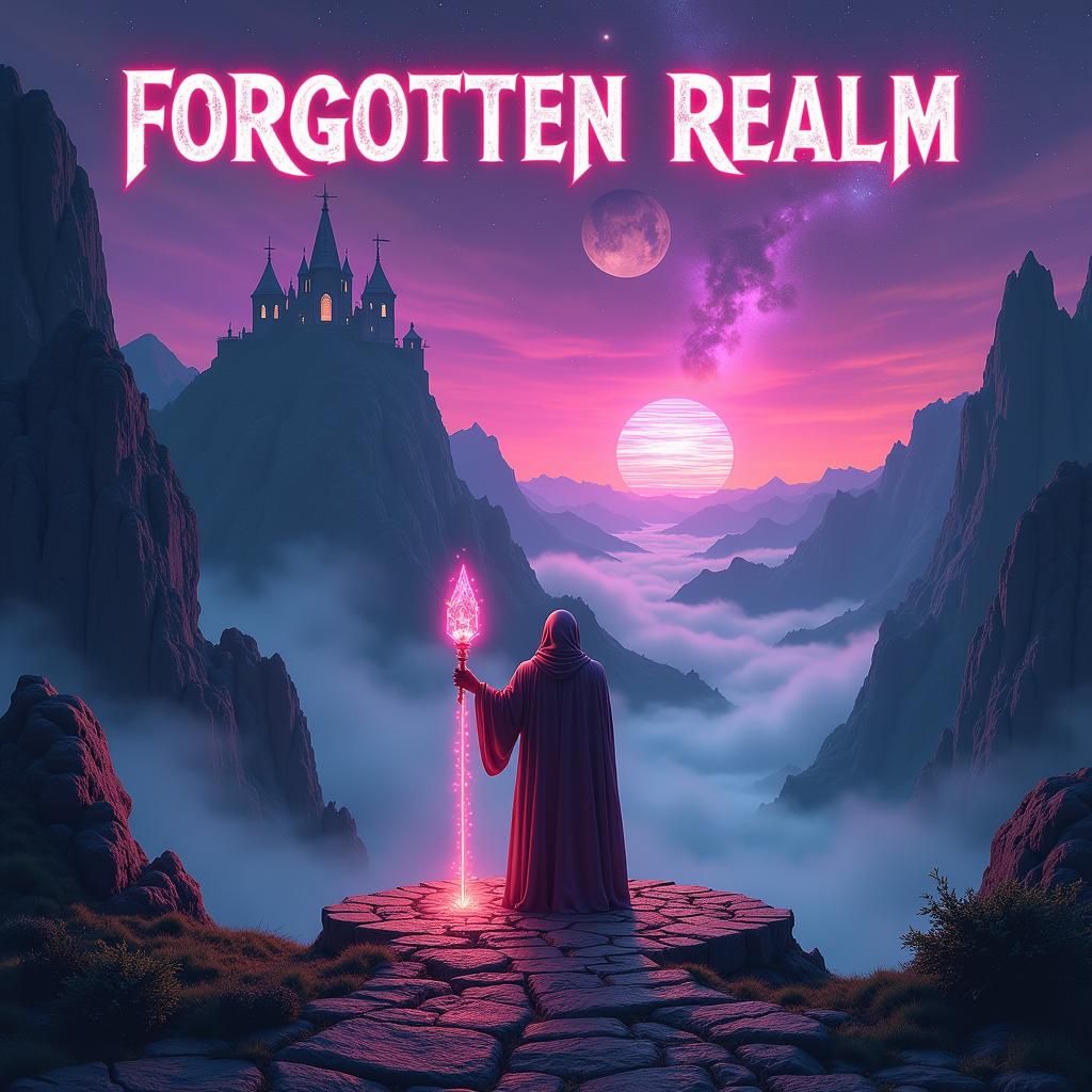 "Forgotten Realm" an 80s synthwave band inspired by Dungeons & Dragons