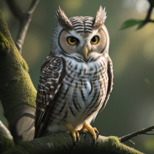 Elf Owl in Cinematic Wildlife Photography Style