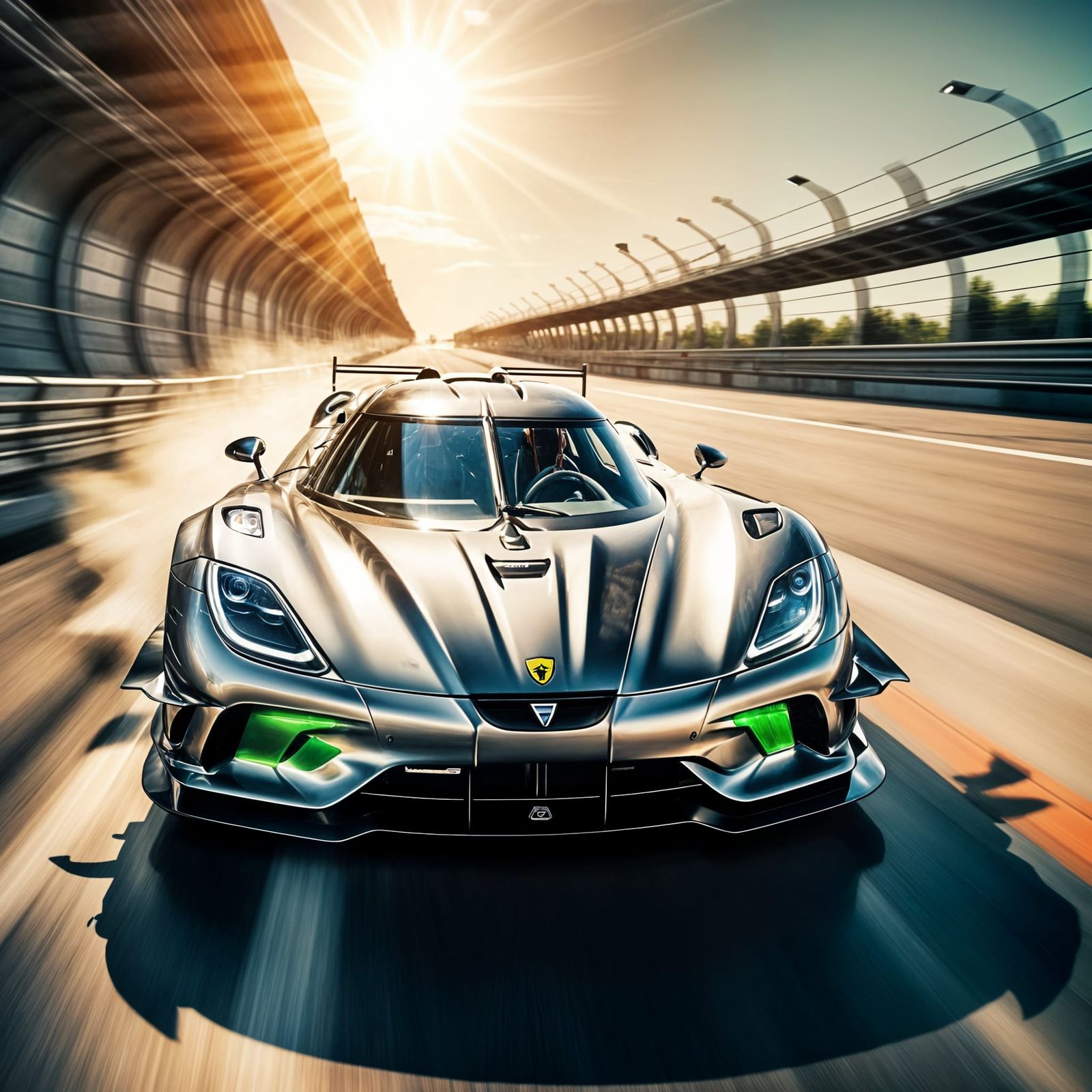 Koenigsegg Jesko Absolut Supercar in Motion
