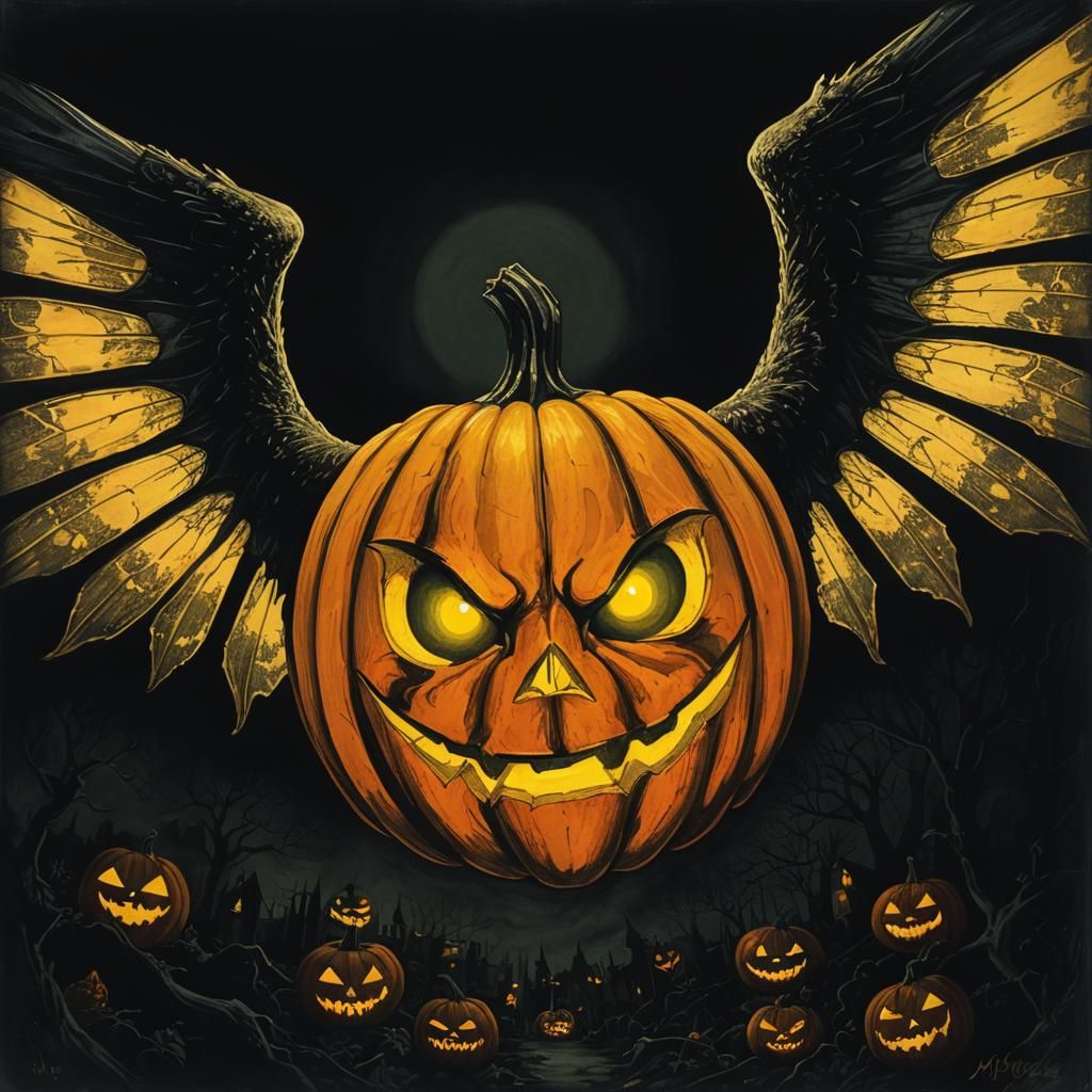 Halloween: The Great Pumpkin Descends in Metarealism