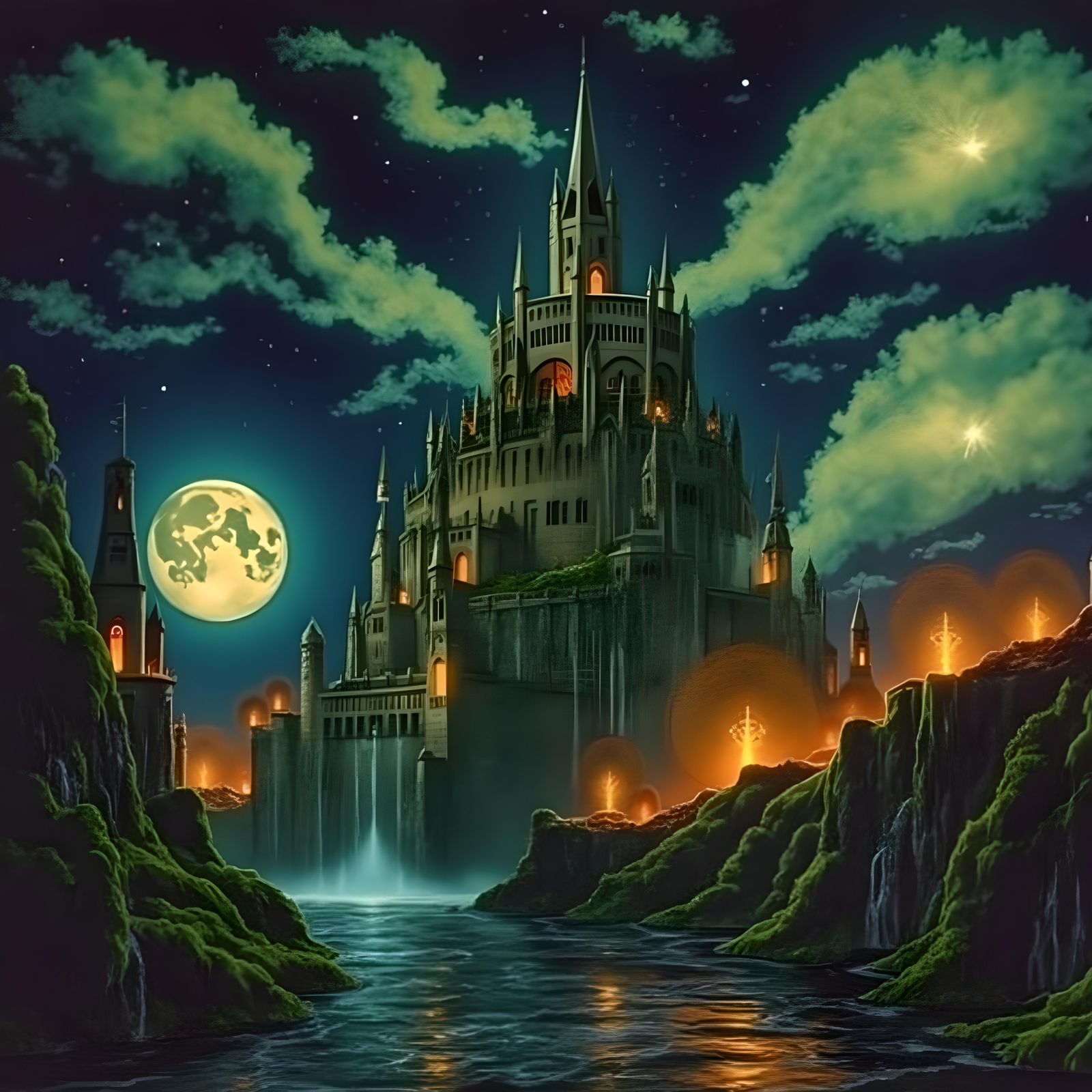 Dracula's Castle: A Horror Landscape Masterpiece
