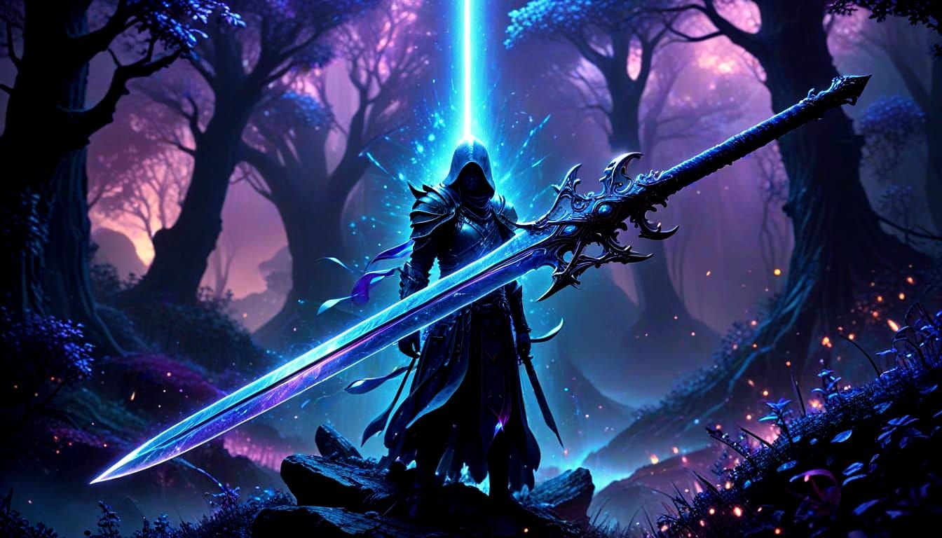 Ethereal Blade Radiates Celestial Magic