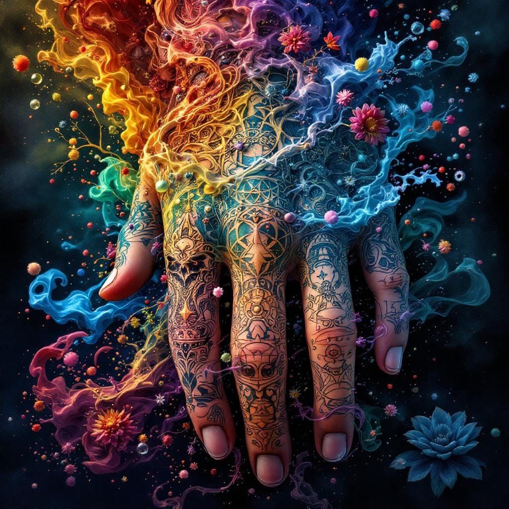 Detailed Lord of the Rings Tattoo Designs as Concept Art