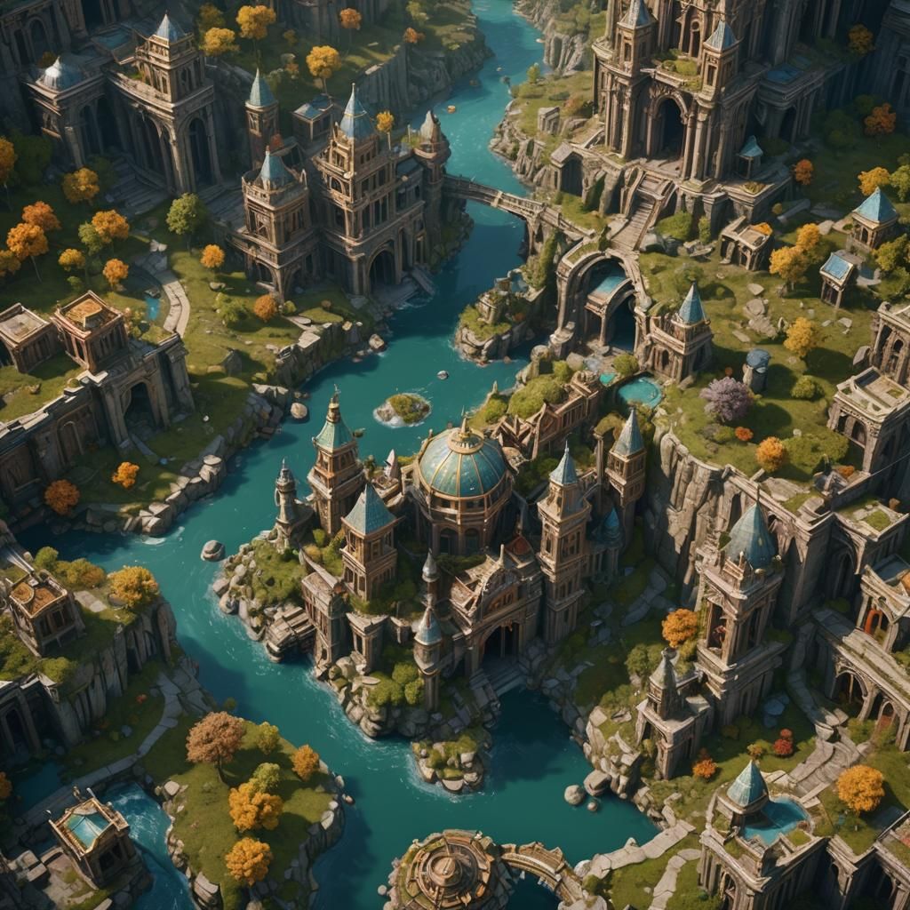 Fantastical Deep Color Centipede Concept Art