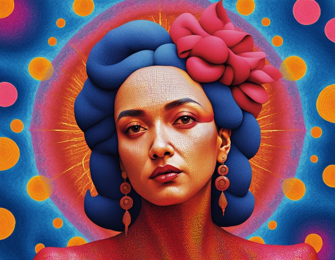 Interdrip Living Paradigm Surrealofeminist Neobrutalist Scatterart