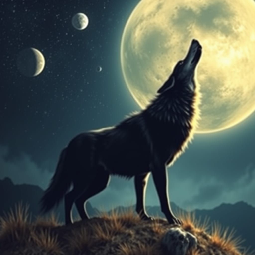 Lone Wolf Under Alien Skies