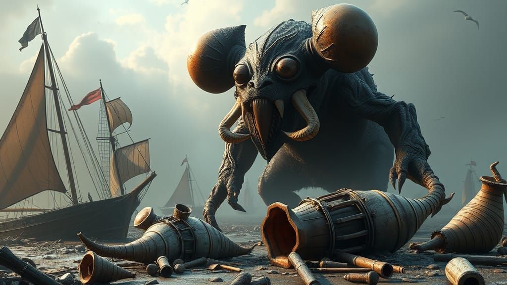 Looming Bugbear in a Calamitous Dystopian Landscape