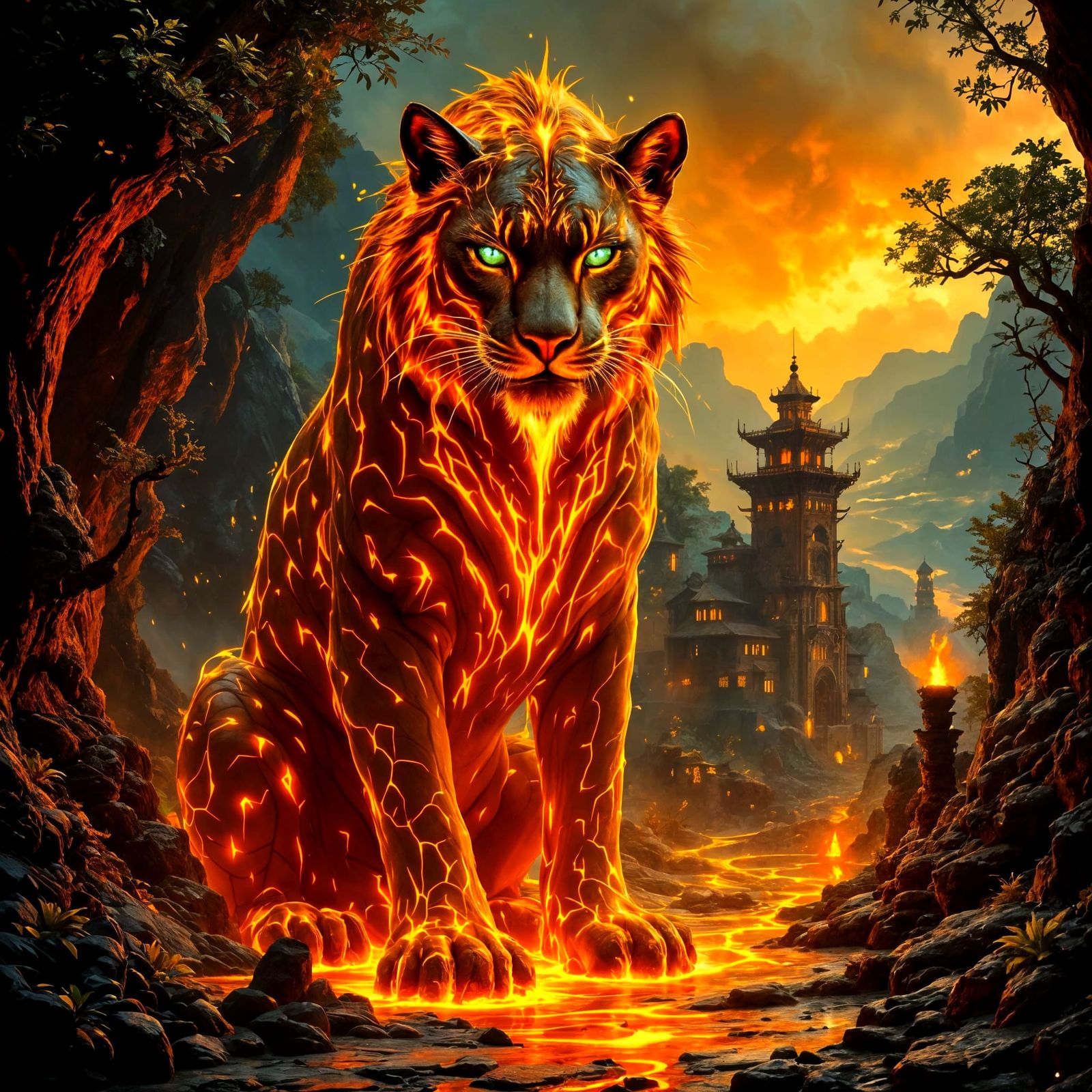 Majestic Molten Beast