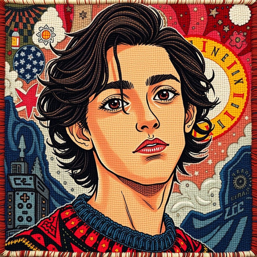 Sampaio (Woven tapestry surrealism)