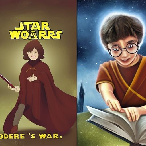 Merging of "Harry Potter and Sorcerer's Stone" and "Star Wars: A New Hope (1977)" 04