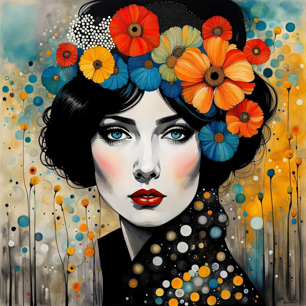 Poka-Dot Abstract Art