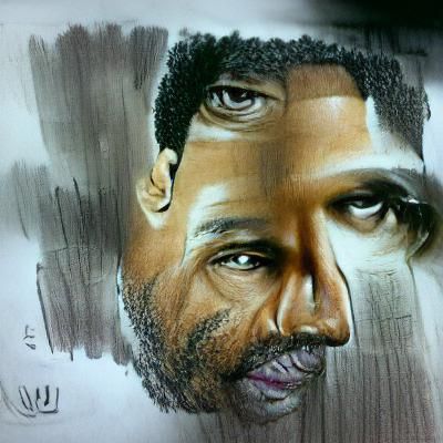 Denzel Washington Portrait: A Digital Likeness