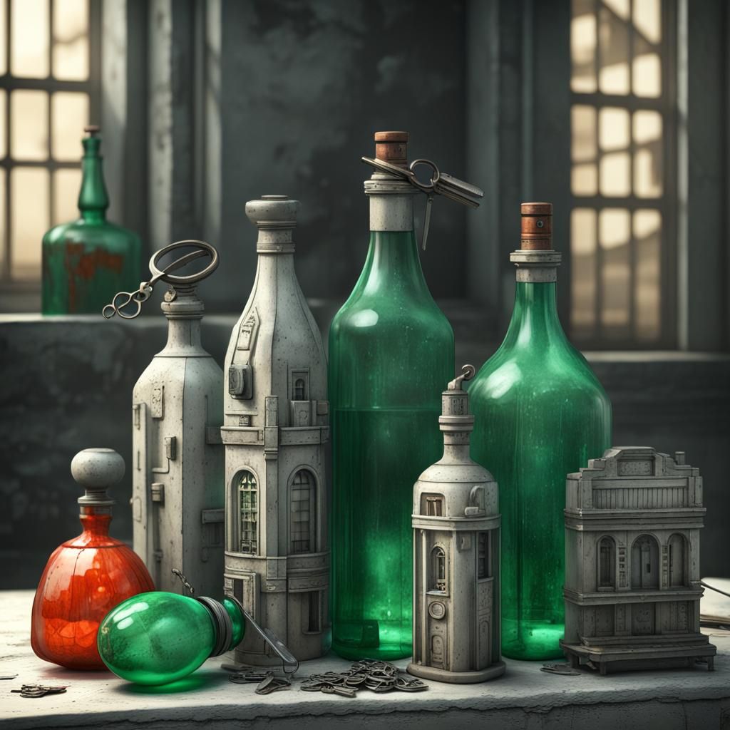 Shabby Chic Still Life in Cinematic 3D