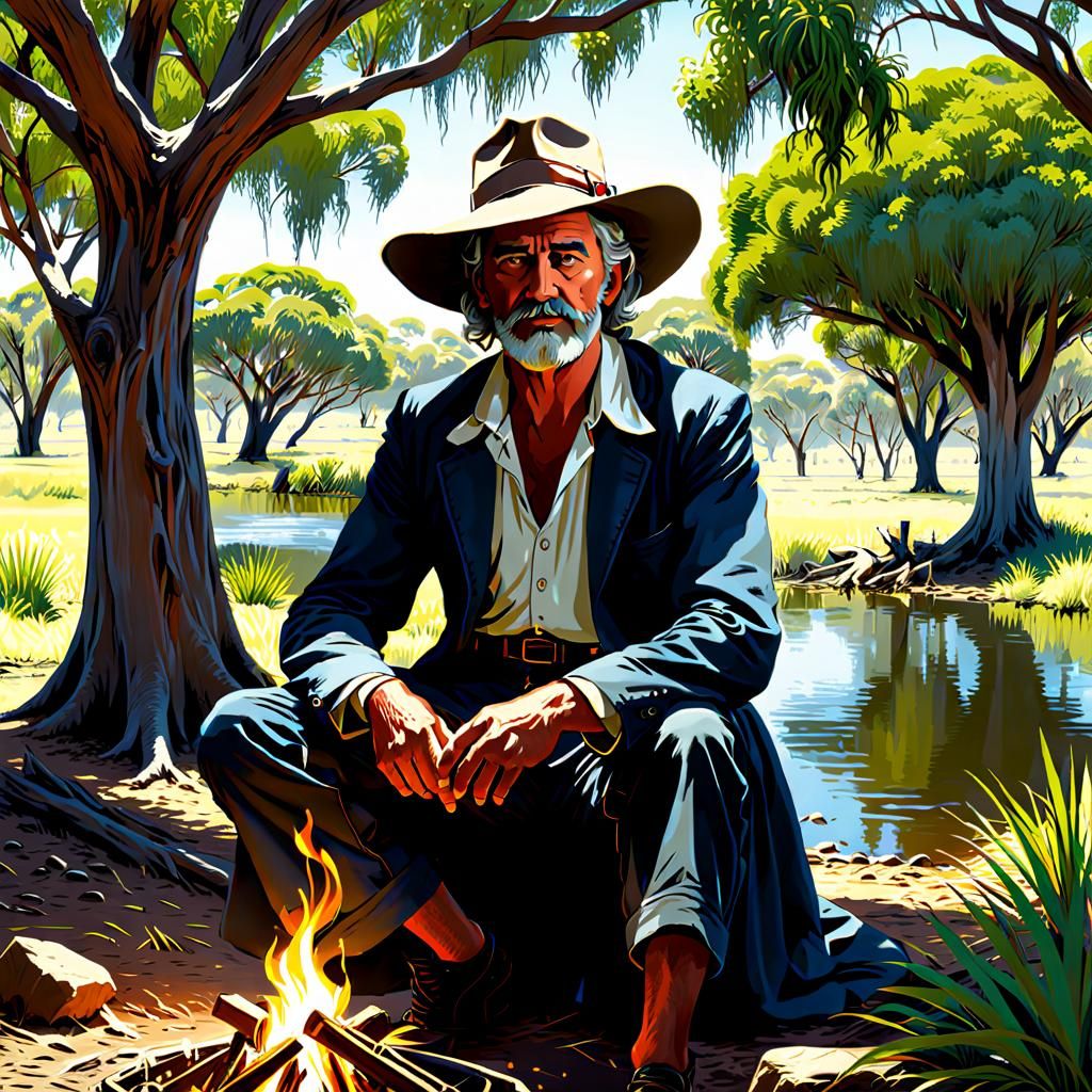 Once a jolly Swagman, camped by a billabong, under the shade of a coolabah tree. And he sang as he watched and waited ti...