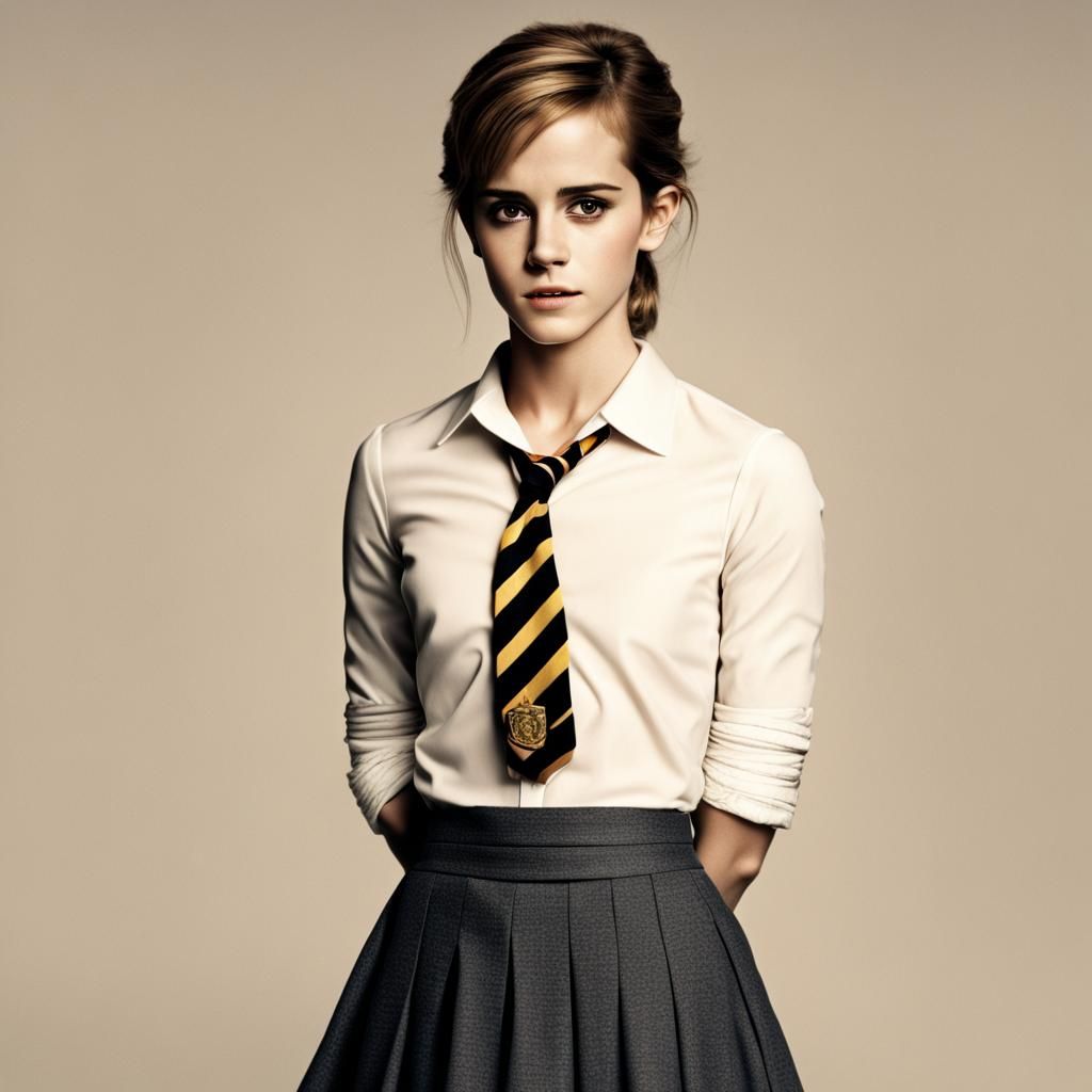 Hermione Granger in Miniskirt: AI Interpretation