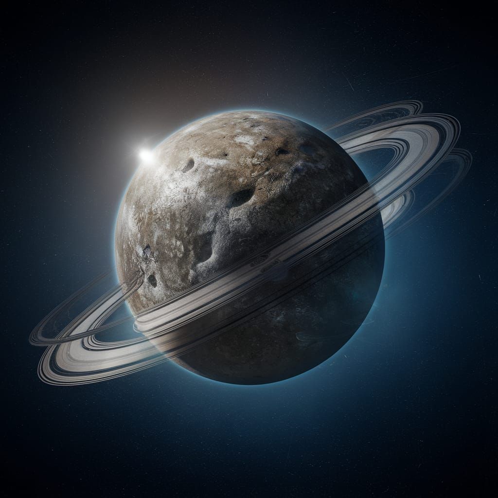 Unique Metal Rings Around Rocky Exoplanet