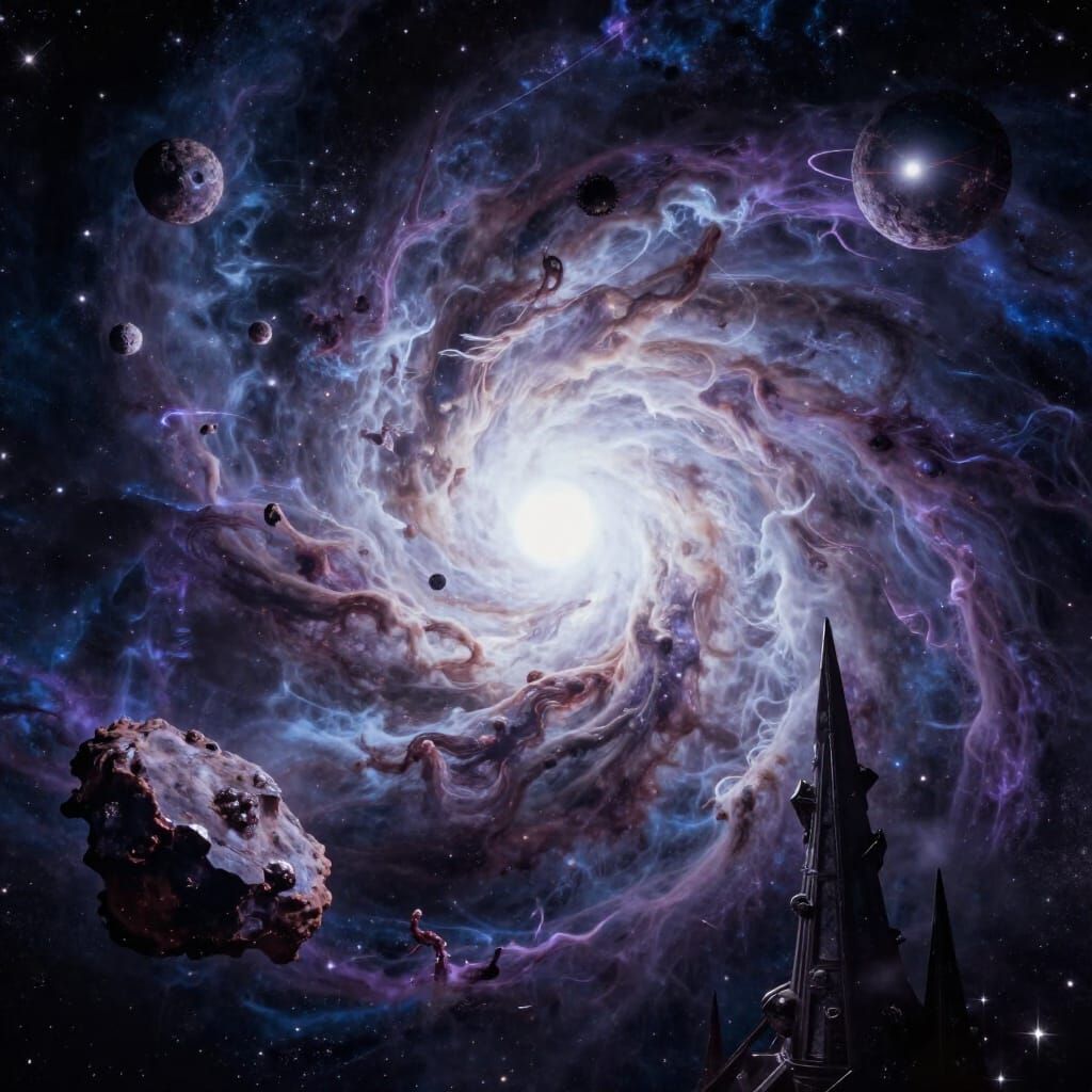 Cosmic Vista of Elder Gods and Eldritch Entities