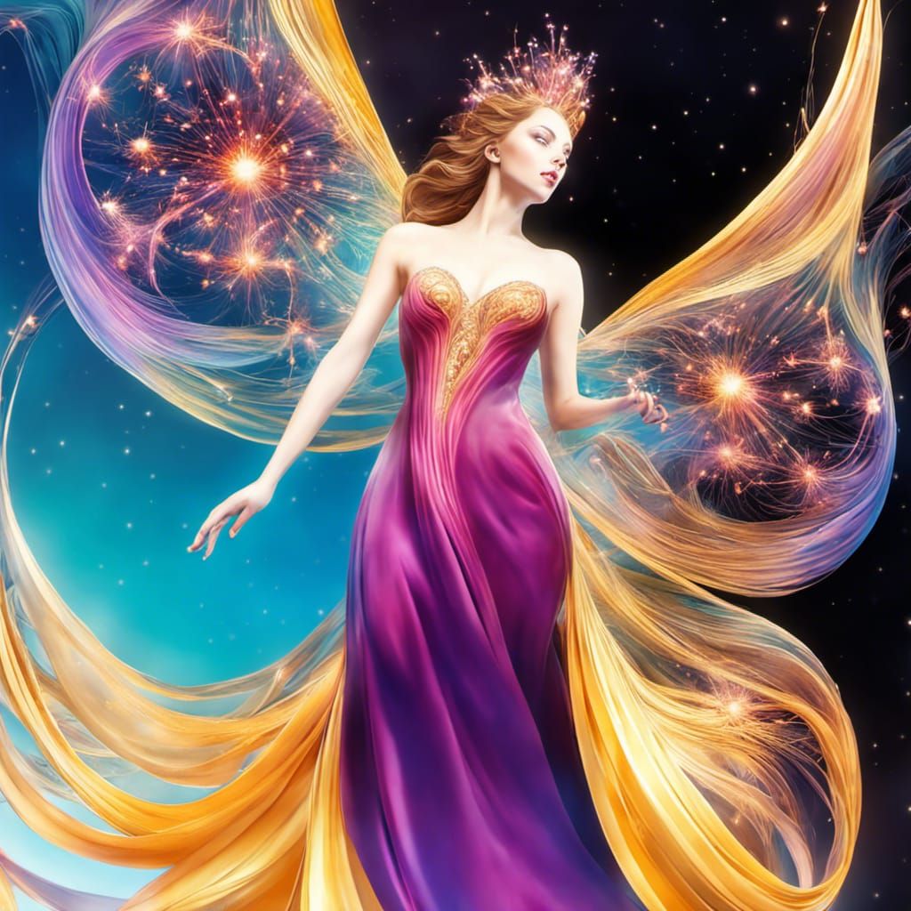 Cosmic Neural Network Explosion in Rococo Style