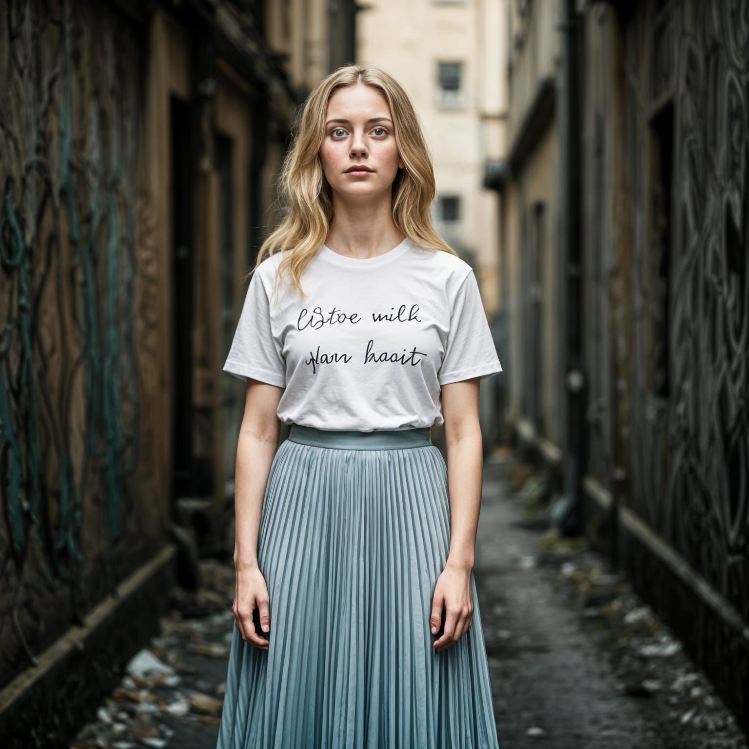 Dramatic Portrait of a Blind Woman in Fine Art Photography