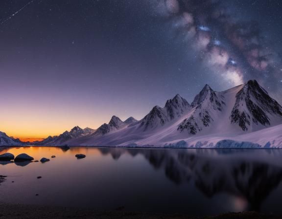 Amethyst Apricot Alaska: AI Interpretation