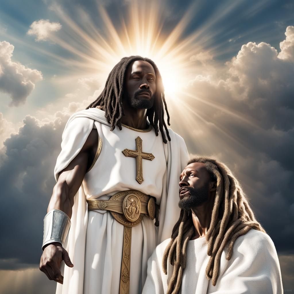 Centurion Cries at the Foot of Black Jesus