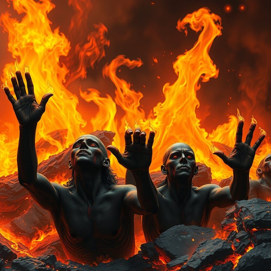 Begging for Relief from the Fires of Hell