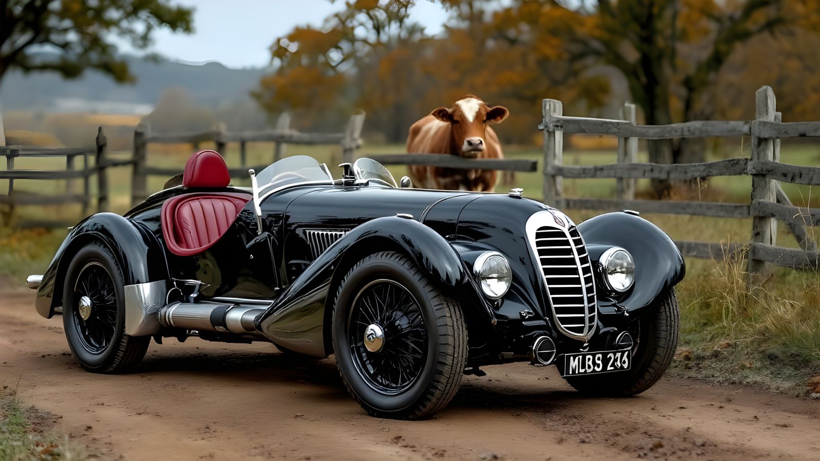 1954 Fraser Nash Le Mans Mk II: Photorealistic Rendering