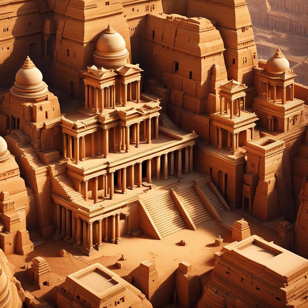 Spectacular Sandstone City: An Artstation 3D Masterpiece