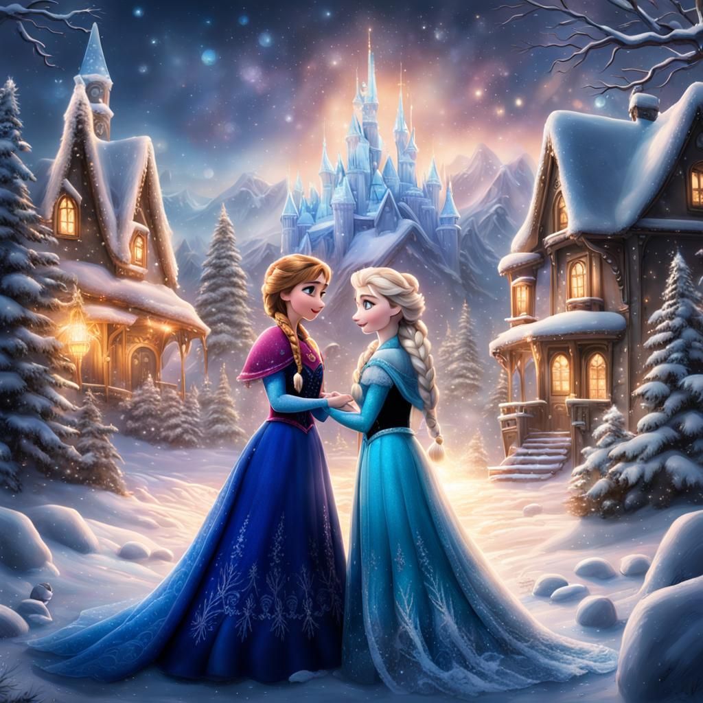 Anna and Elsa's Winter Wonderland