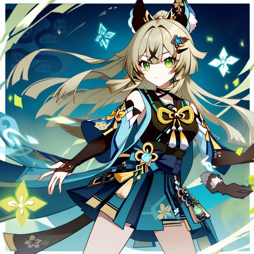 Kirara (Genshin Impact) with Animal Ears