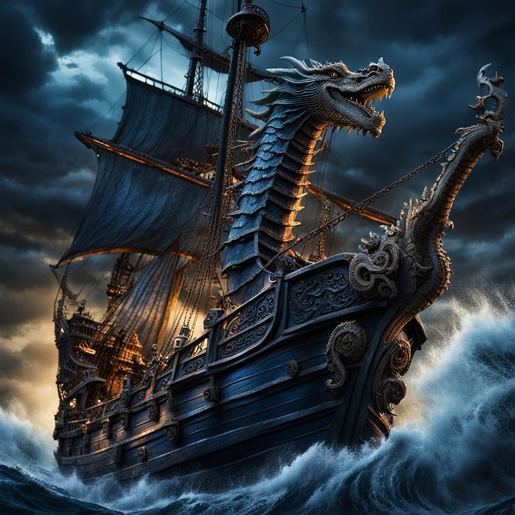 Sea Dragon Captain Navigating Stormy Seas