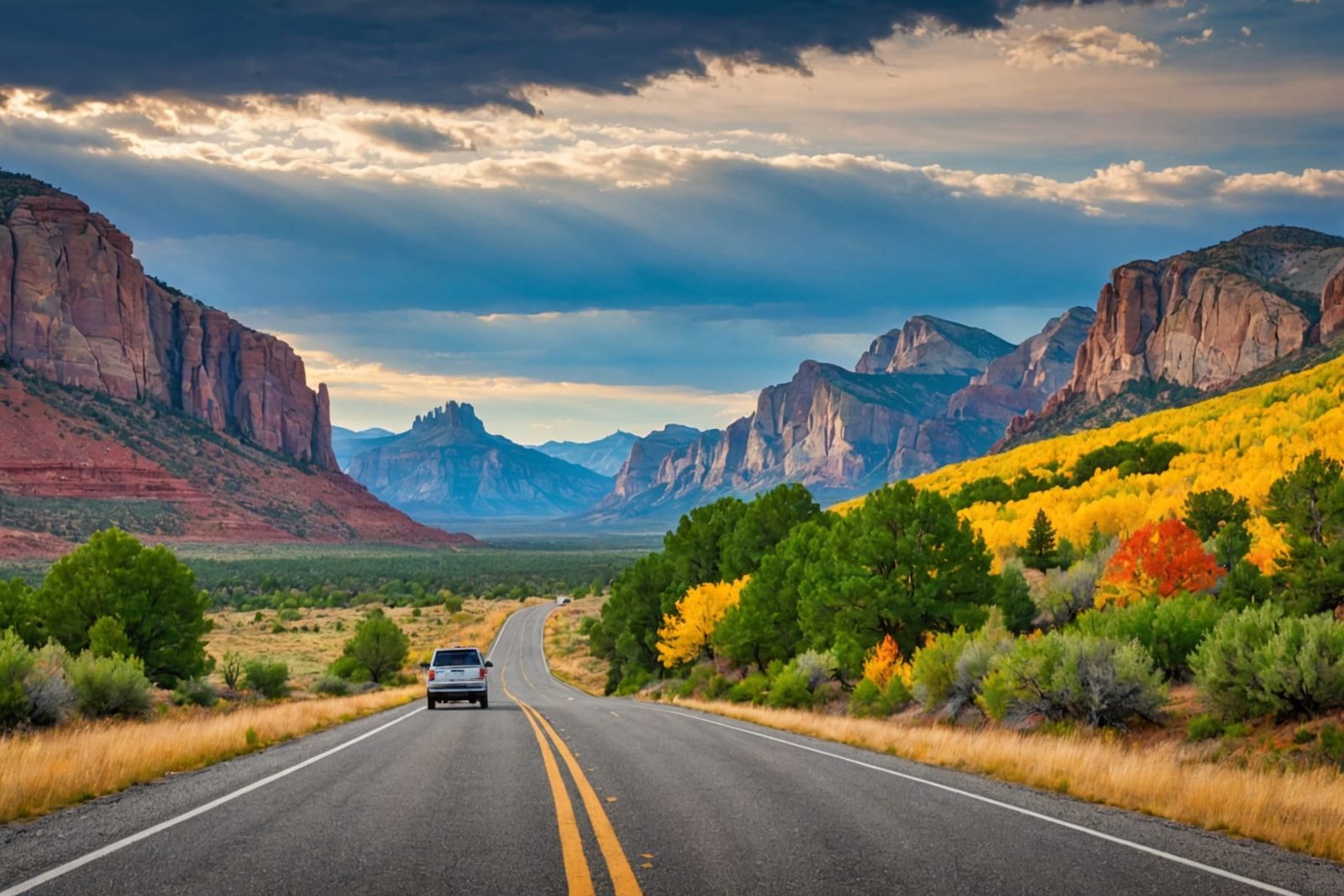 Vibrant Road Trip Captures Freedom and Discovery
