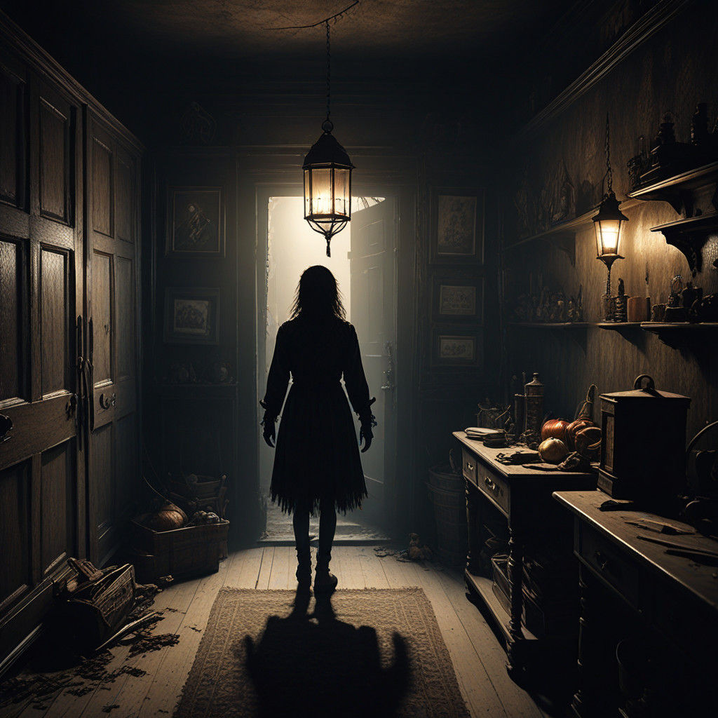 Dark Fantasy Horror Scene in Unreal Engine 5 Style