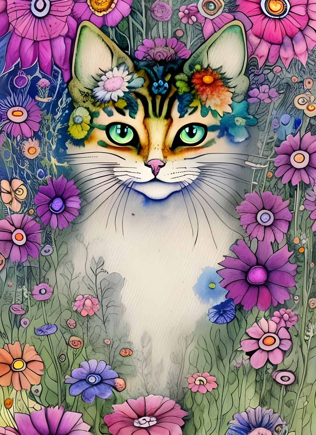 floral feline