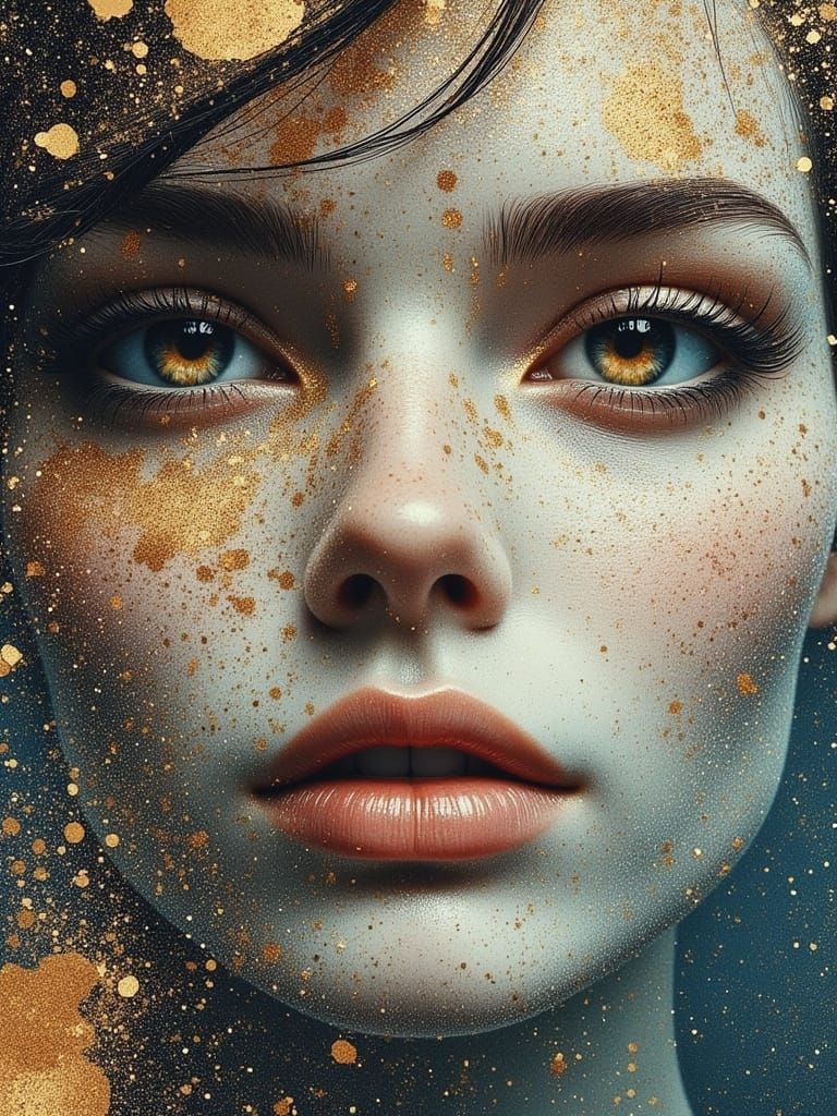 Ethereal Beauty in Art Nouveau Style