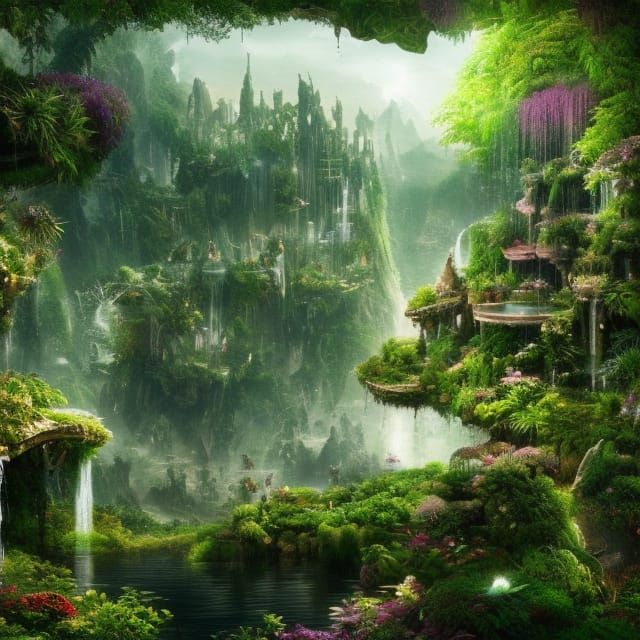 City of Eden: Floating Gardens and Waterways