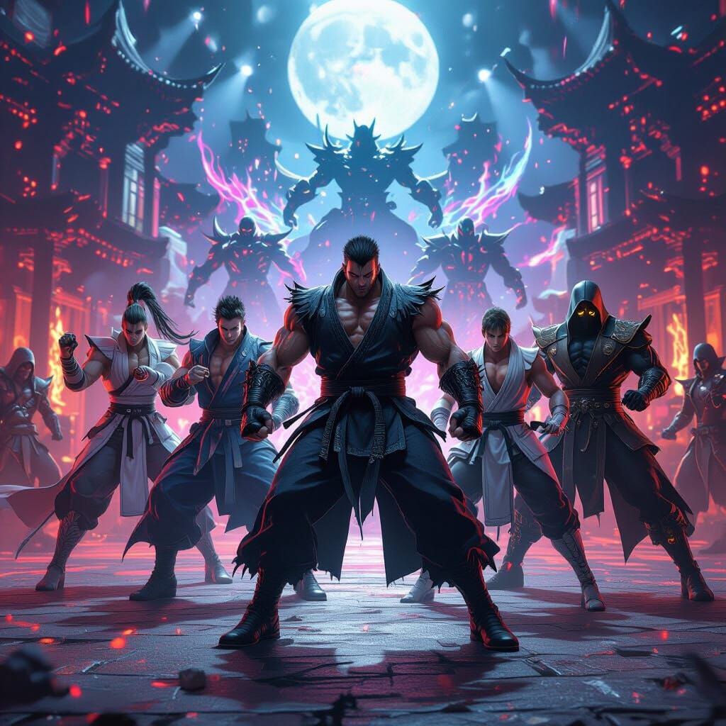 Epic Fighting Game Crossover: New Super Characters Battle