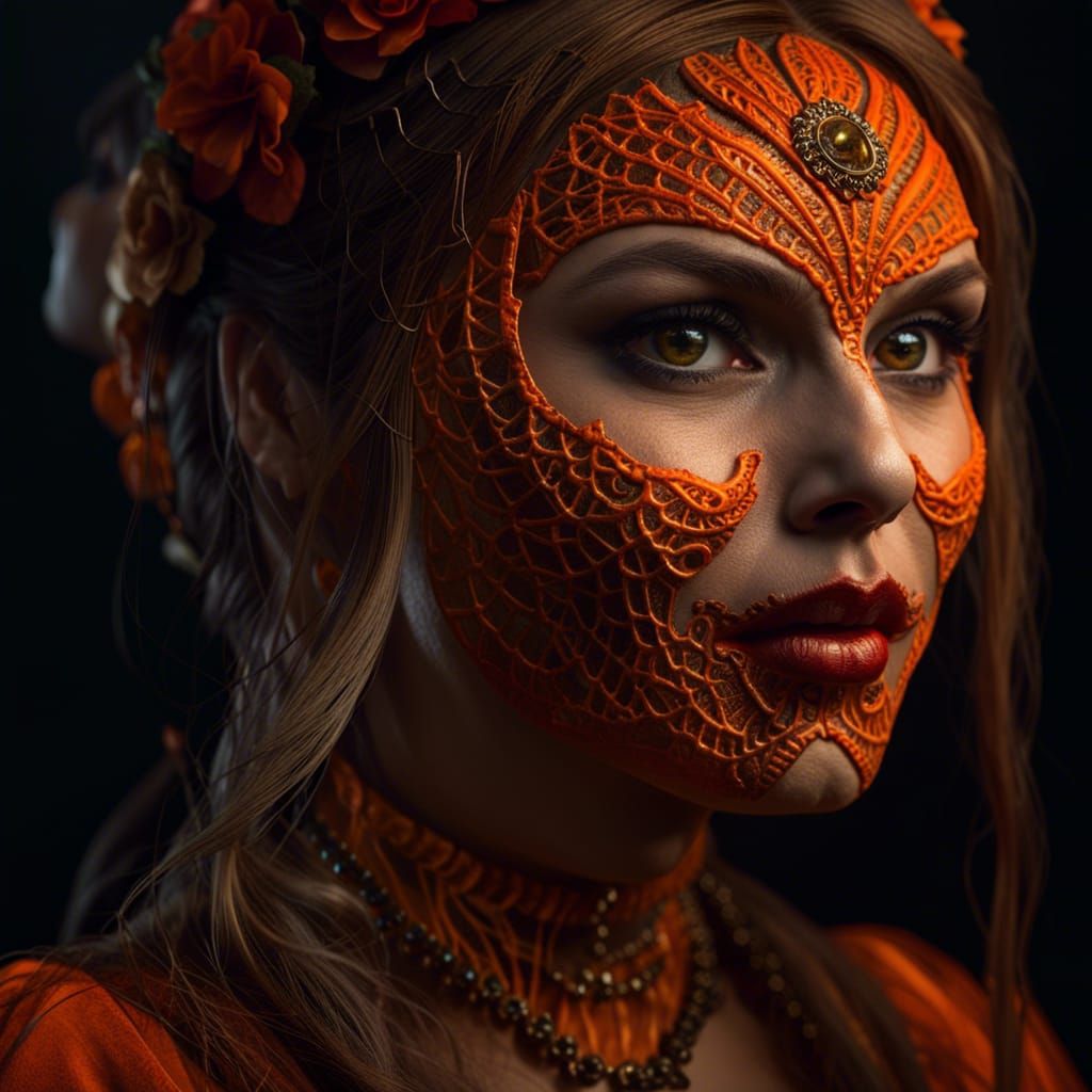 Creepy Zombie Witch Portrait for Halloween