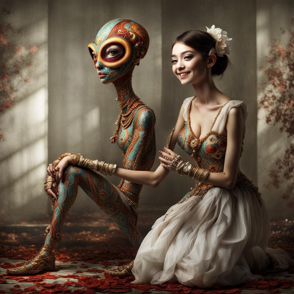 Photorealistic Aliens: Beautiful, Complex, and Emotional