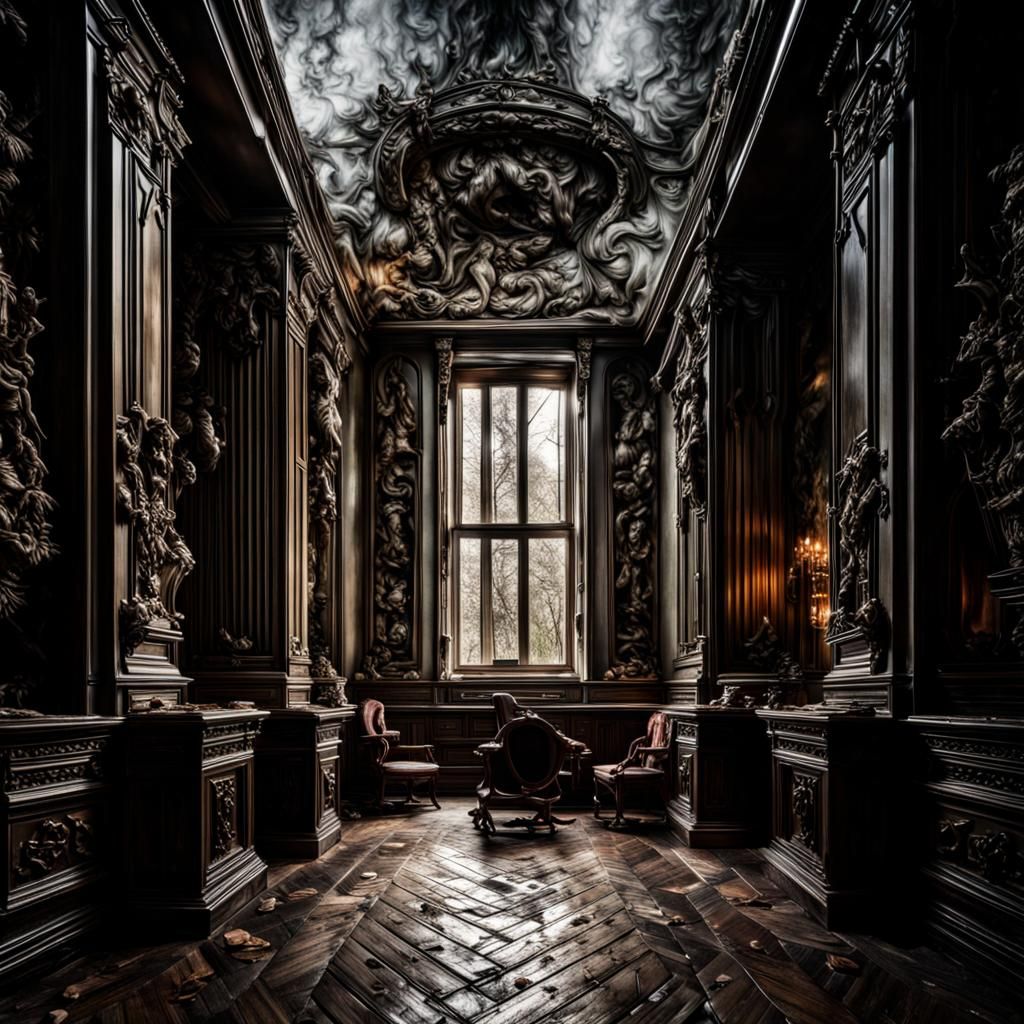 Hyperrealistic Calm in Chaos: Cinematic Still